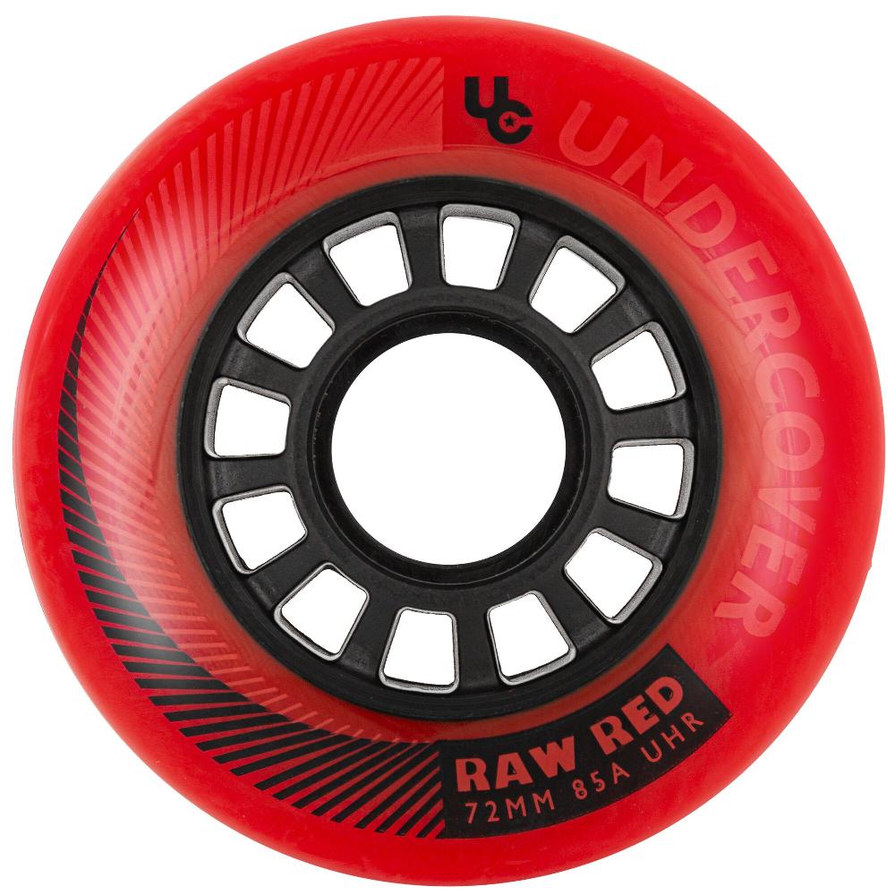 playlife Raw 72/85A Red 4-pack Undercover - Urban Inline Skate Wheels