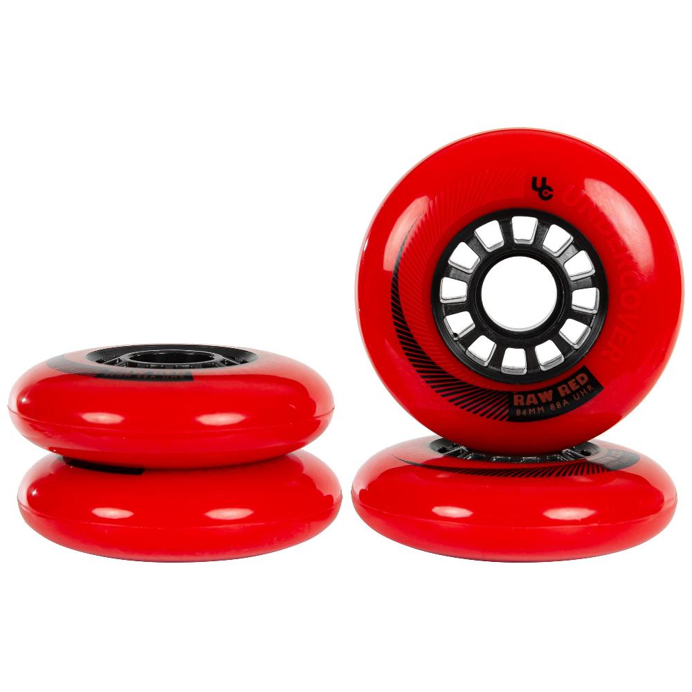 Playlife Raw 84/85A Red 4-pack Undercover - Urban Inline Skate Wheels