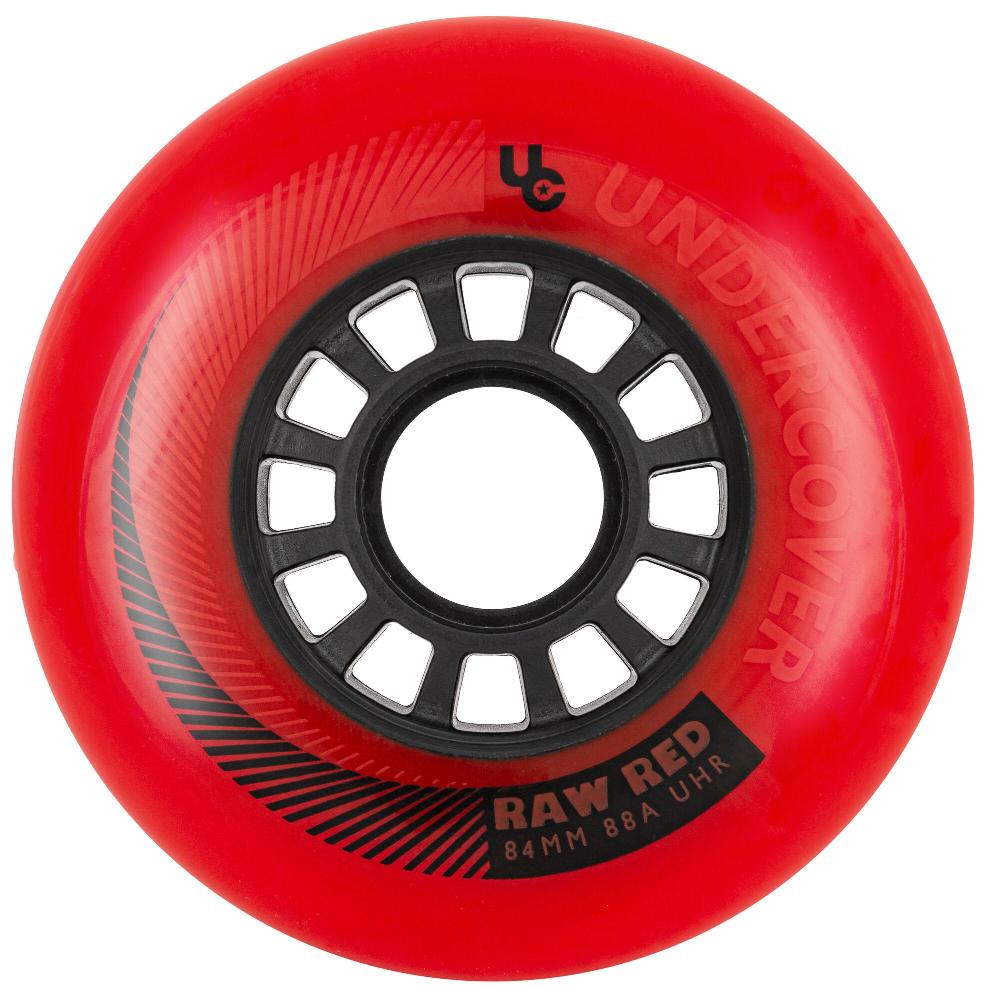 playlife Raw 84/85A Red 4-pack Undercover - Urban Inline Skate Wheels