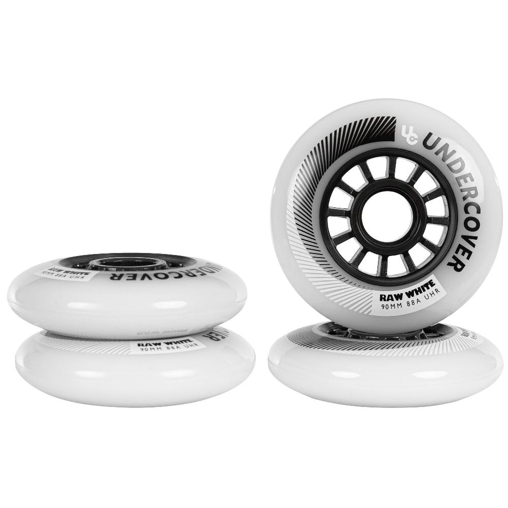 Playlife Raw 90/88A White 4-pack Undercover - Urban Inline Skate Wheels