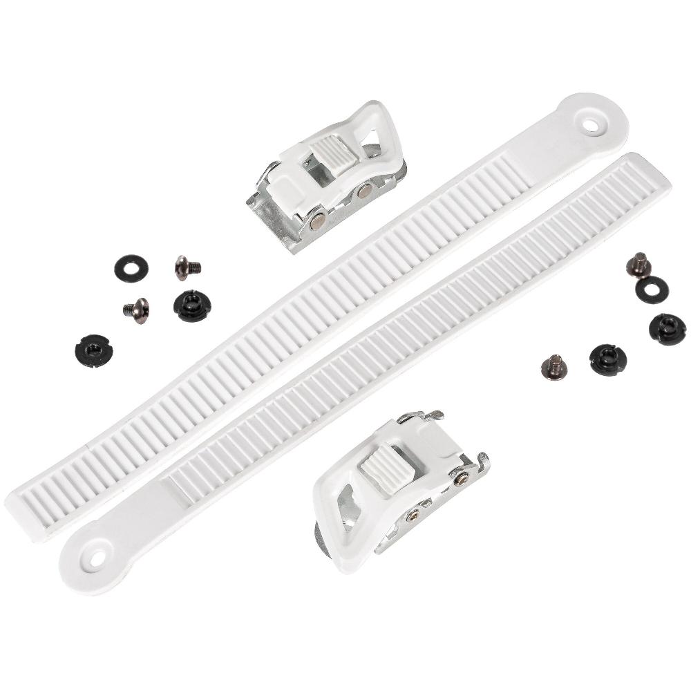 playlife Shadow Buckle Set complete White - L / R Powerslide - Inline Skating Replacements