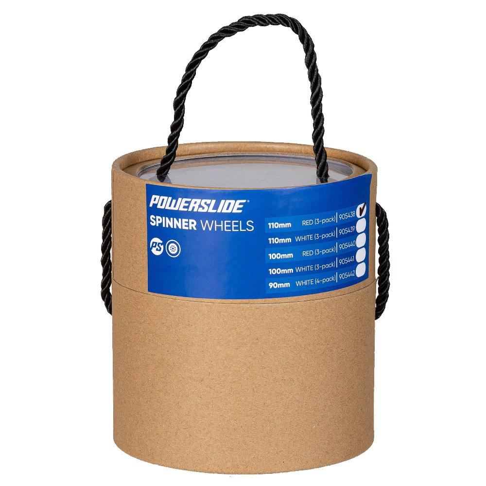 Playlife Spinner 110/88A Red 3-pack Powerslide - Urban Inline Skate Wheels