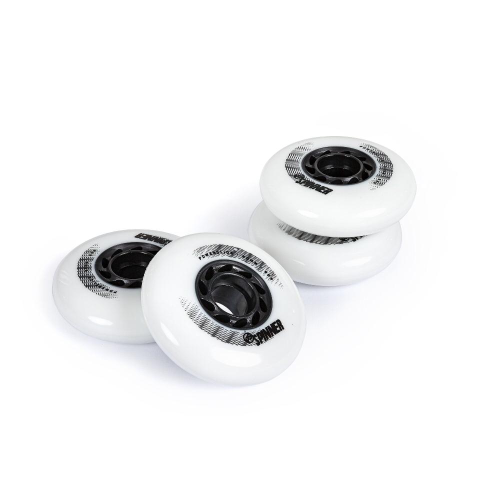 Playlife Spinner 80/88A White 4-pack Powerslide - Urban Inline Skate Wheels