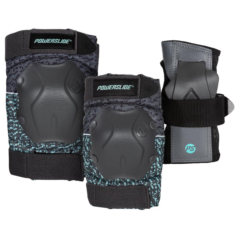 playlife Standard Black/Teal Set Powerslide - Inline Skating Protection