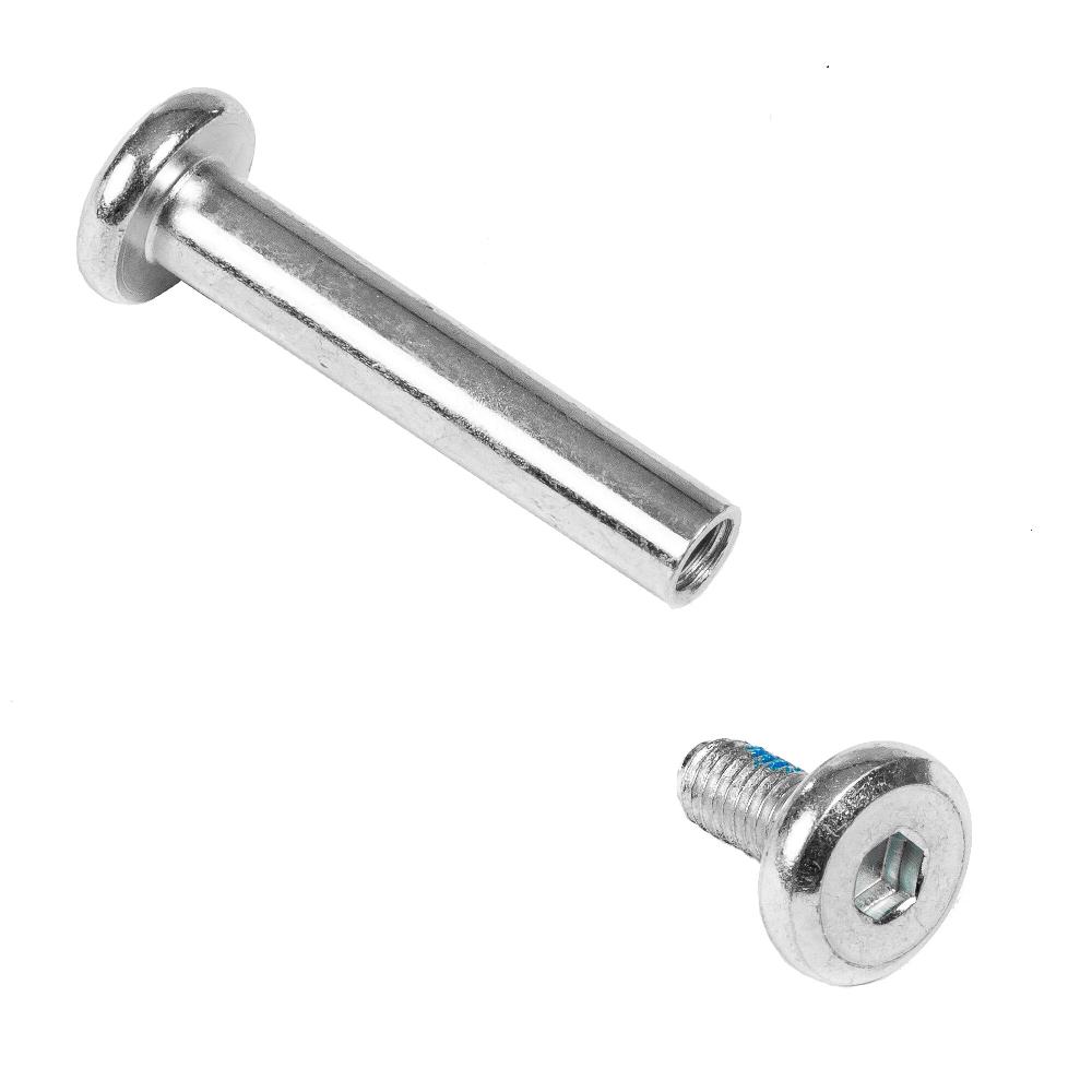 playlife Steel Double Axle Hex 34mm/6mm Powerslide - Inline Skating Replacements