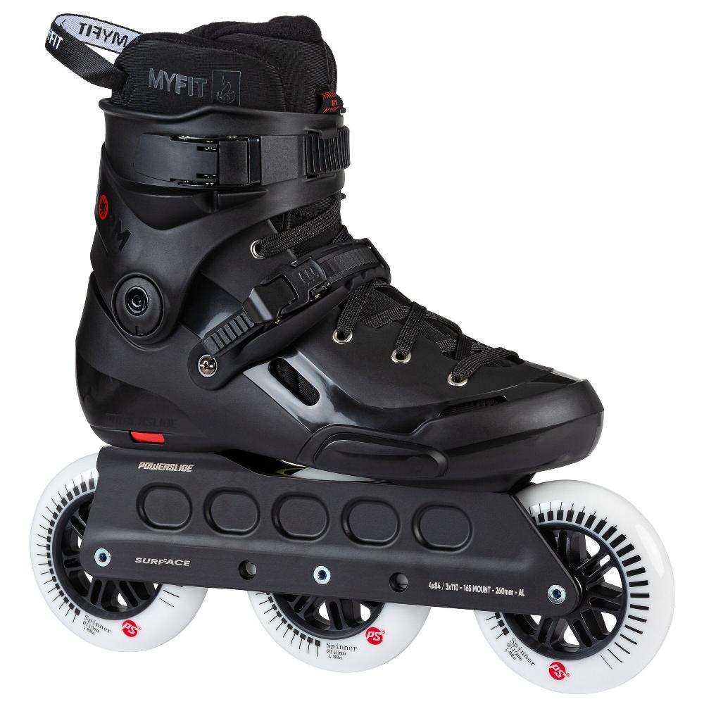 Playlife Storm Black 110 Powerslide - Urban Inline Skates