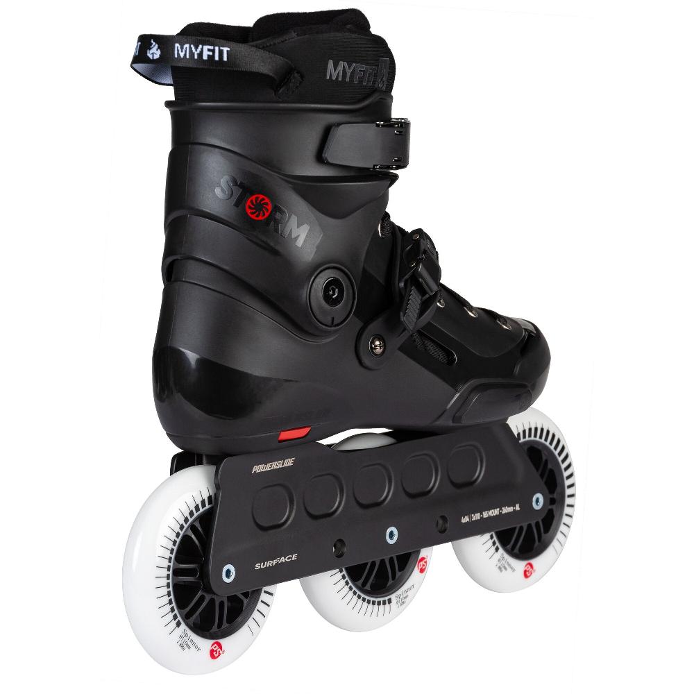 Playlife Storm Black 110 Powerslide - Urban Inline Skates