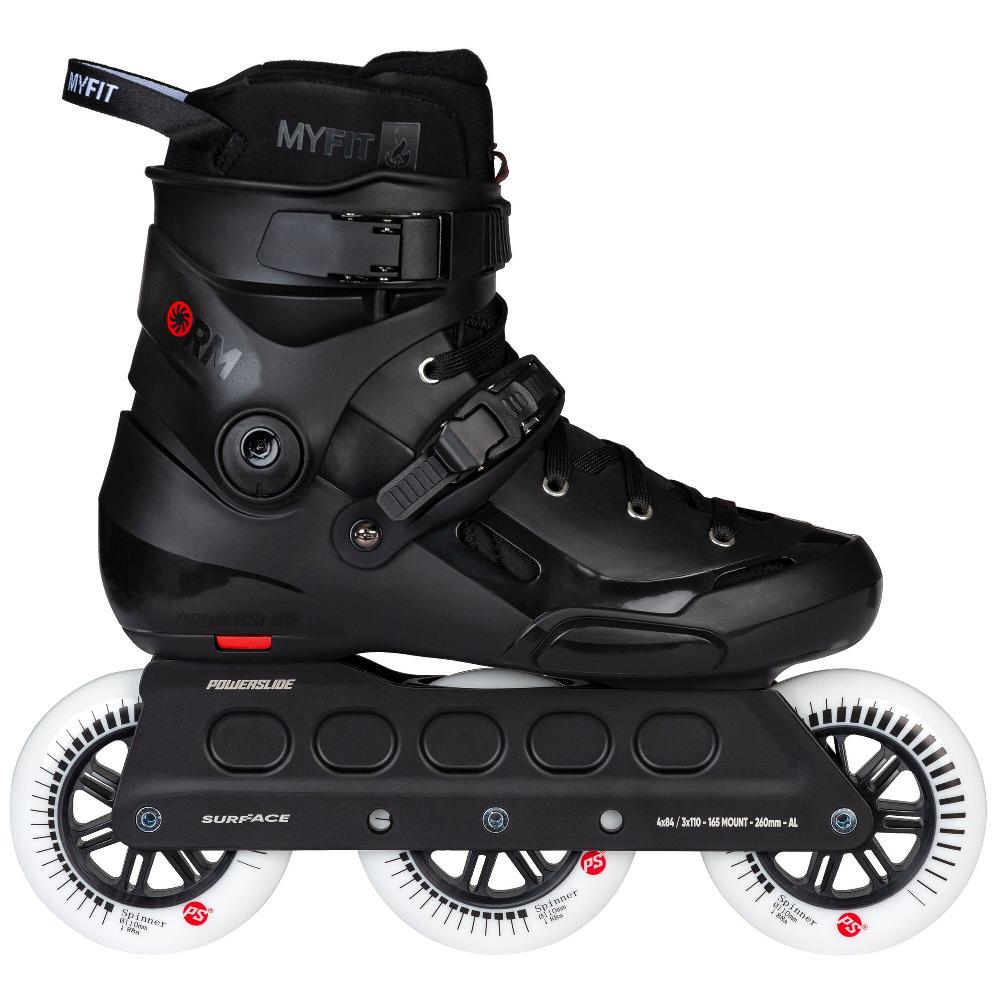 playlife Storm Black 110 Powerslide - Urban Inline Skates