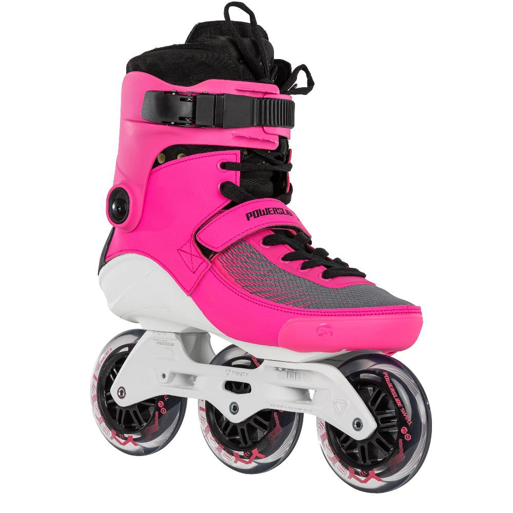 Playlife Swell Electric Pink 100 - 3D Adapt Powerslide - Fitness Inline Skates