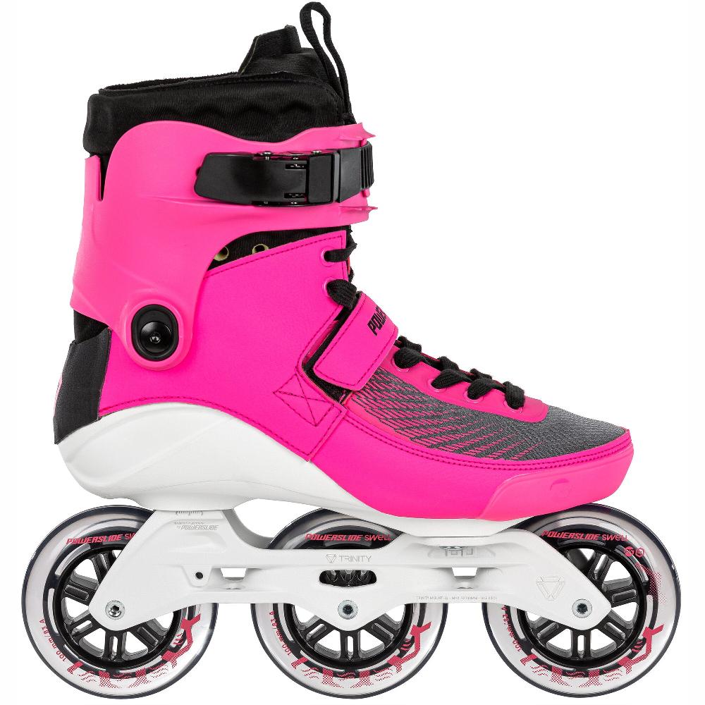 playlife Swell Electric Pink 100 - 3D Adapt Powerslide - Fitness Inline Skates