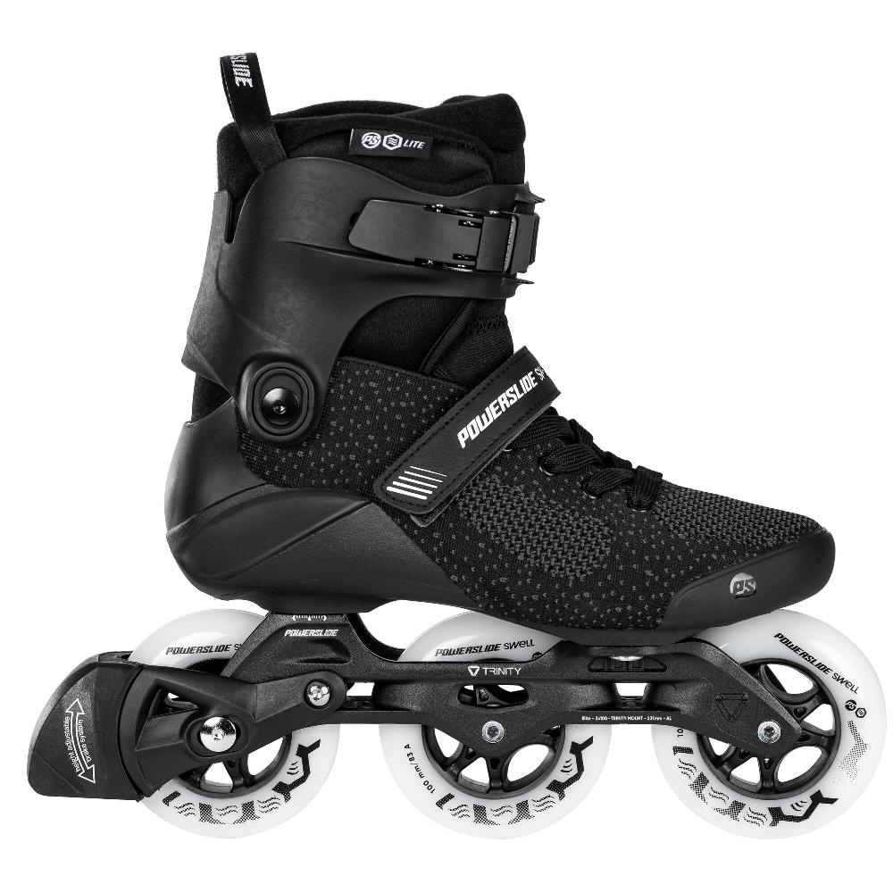 playlife Swell Lite Black 100 Powerslide - Fitness Inline Skates