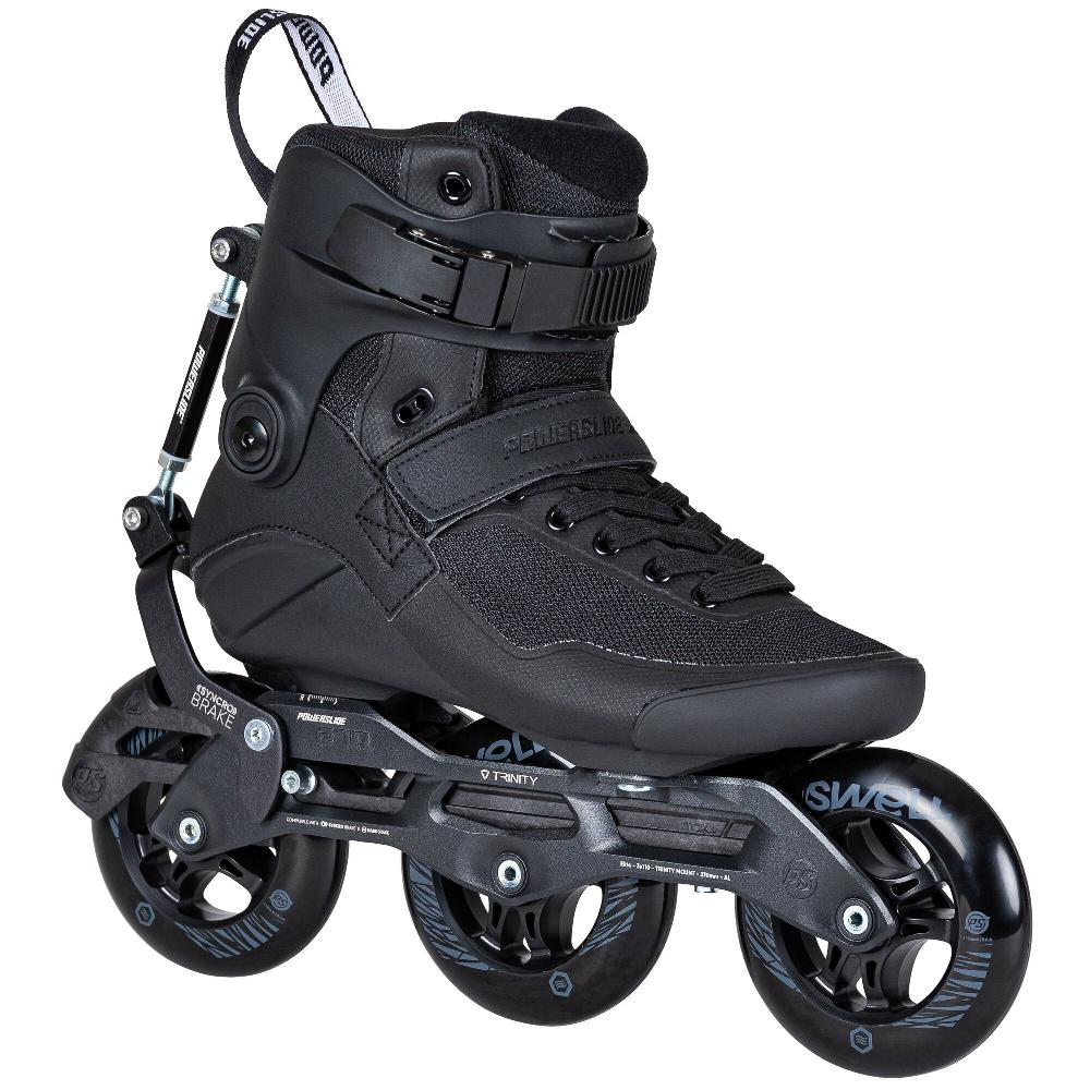 Playlife Swell Triple Black Syncro 110 Powerslide - Fitness Inline Skates