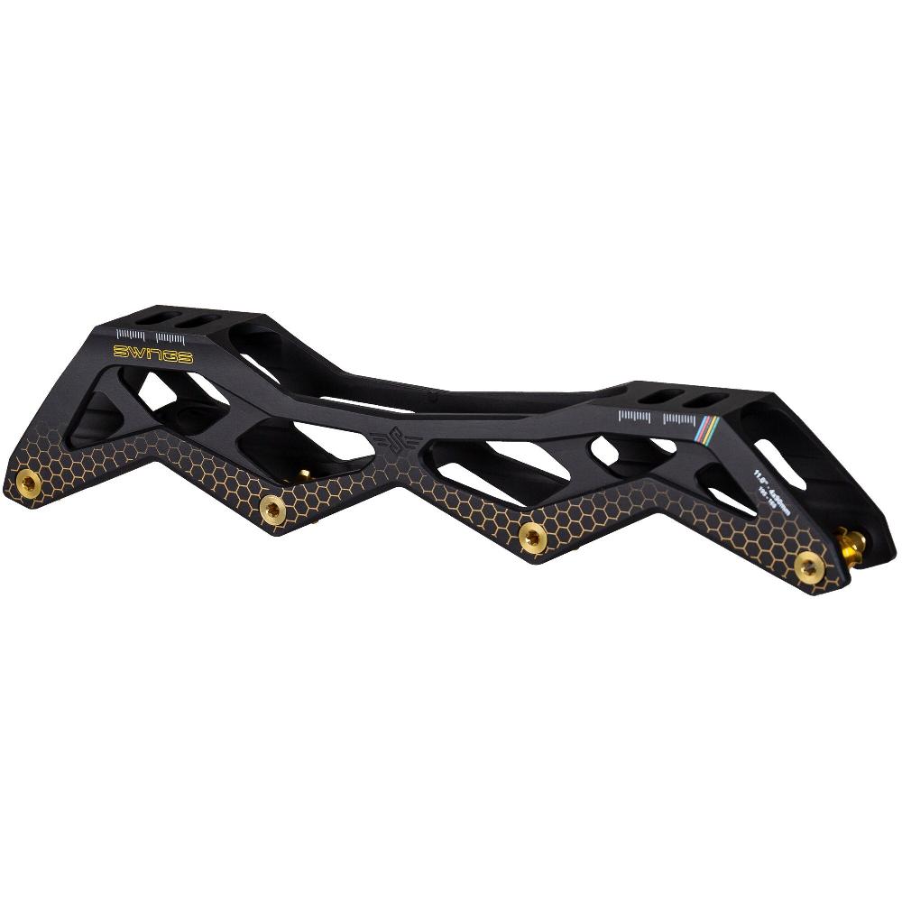 Playlife Swings MG 11.0/4x90 Black Gold Swings - Racing Inline Frames