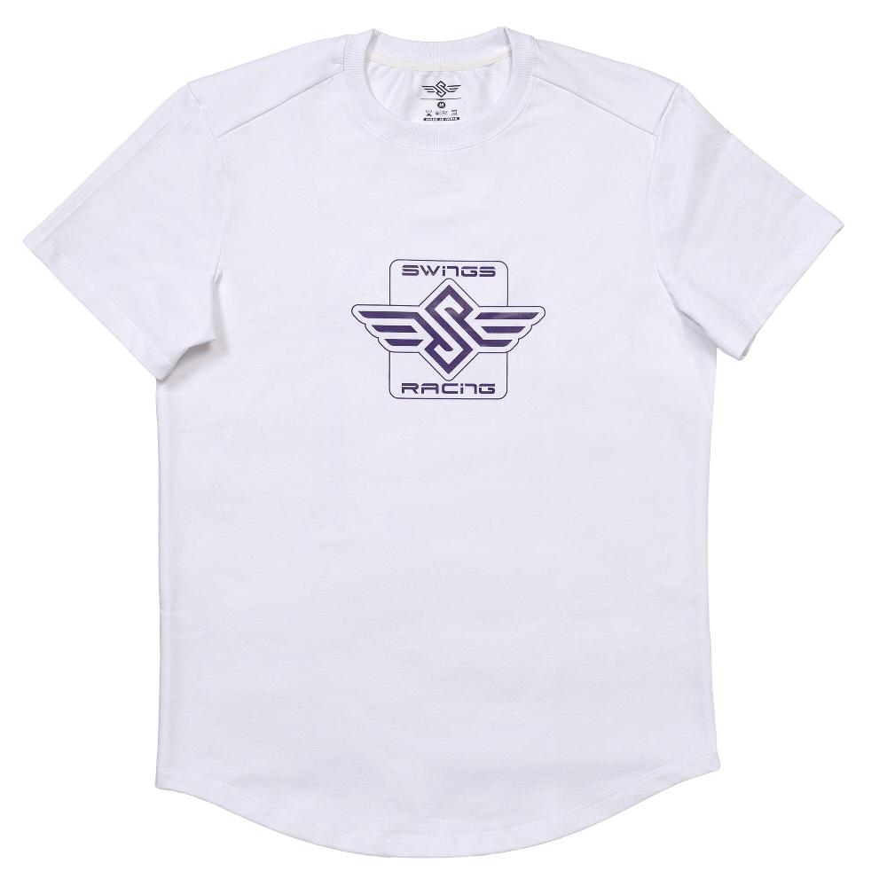 playlife Swings Racing Tee Purple Swings - Casual Clothing