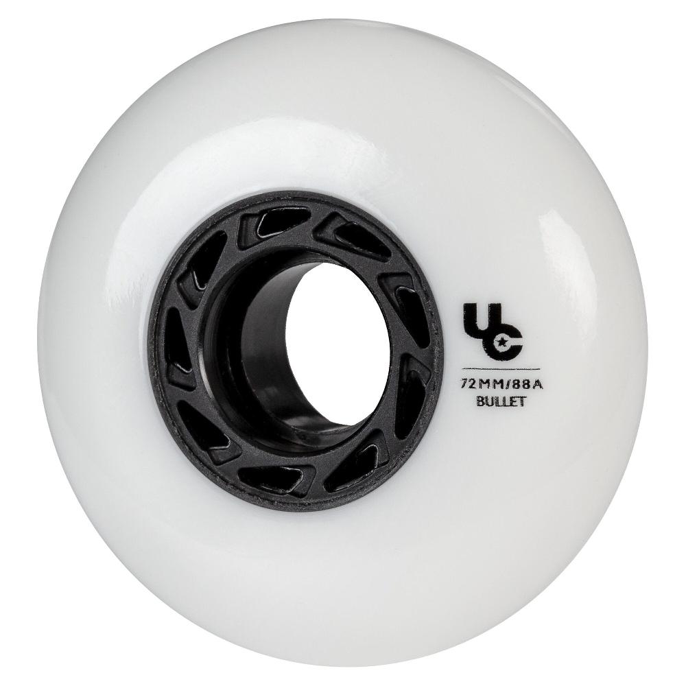 Playlife Team 72/88A White 4-pack Undercover - Urban Inline Skate Wheels