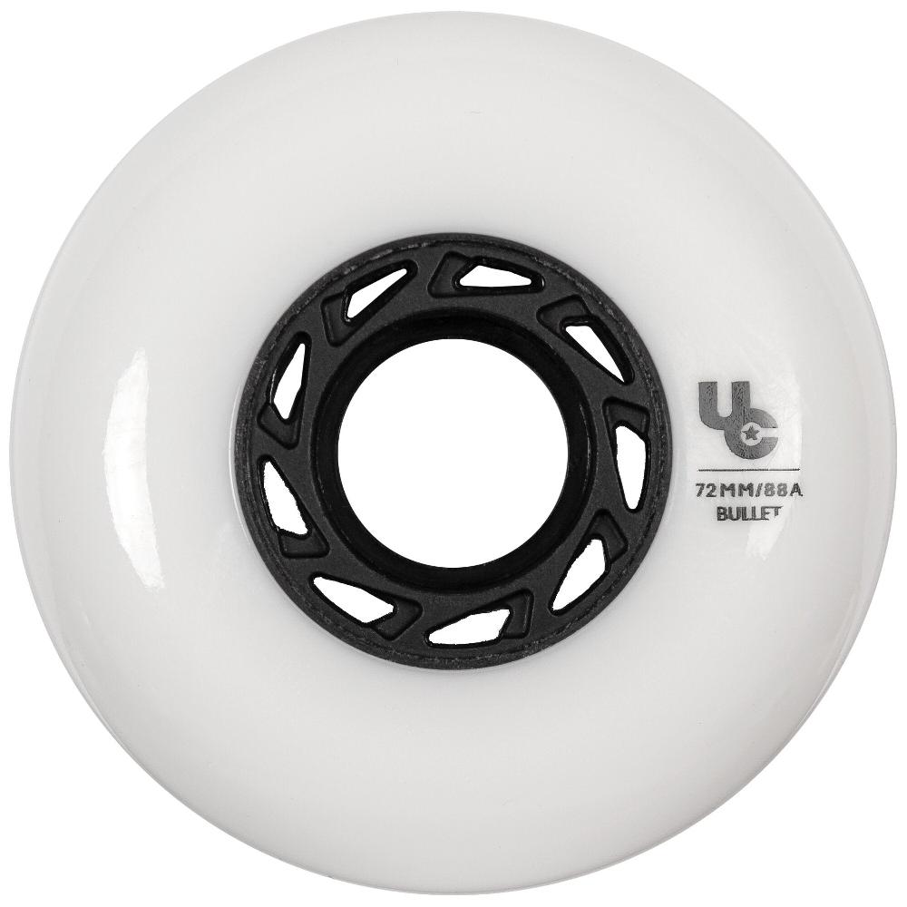 playlife Team 72/88A White 4-pack Undercover - Urban Inline Skate Wheels