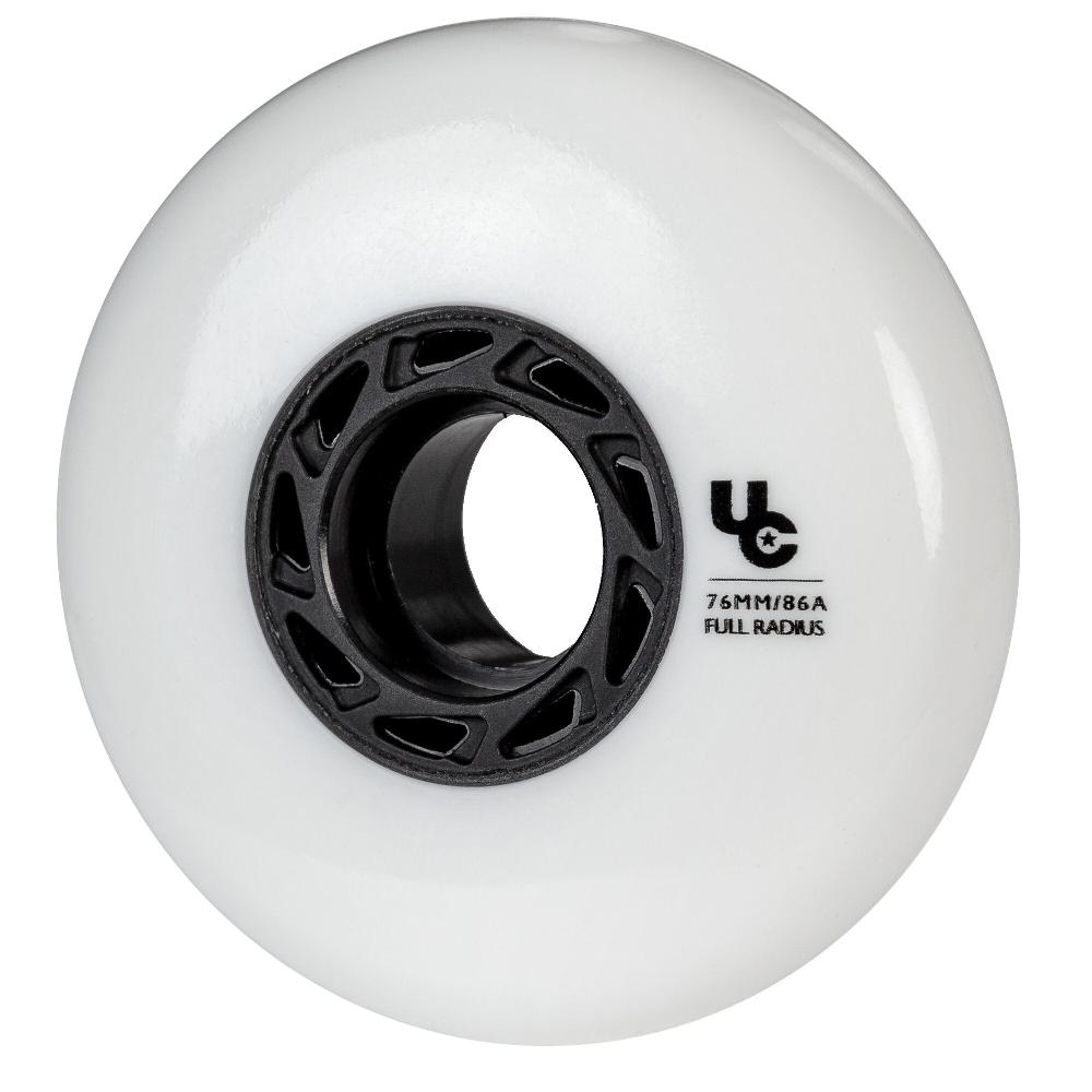 Playlife Team 76/86A White 4-pack Undercover - Urban Inline Skate Wheels