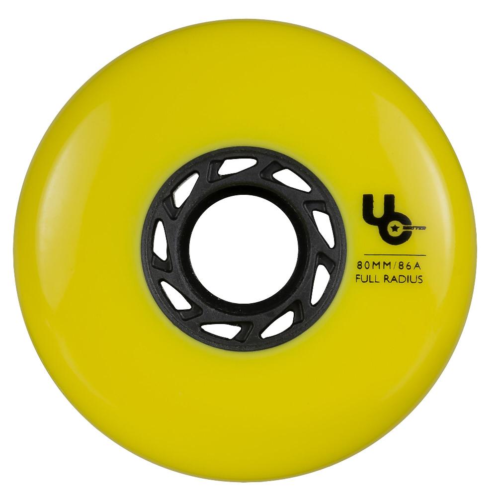 playlife Team 80/86A Yellow 4-pack Undercover - Urban Inline Skate Wheels