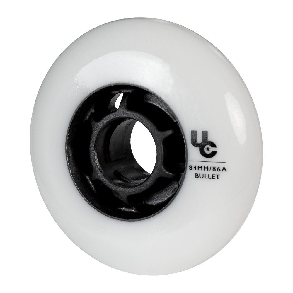 Playlife Team 84/86A White 4-pack Undercover - Urban Inline Skate Wheels