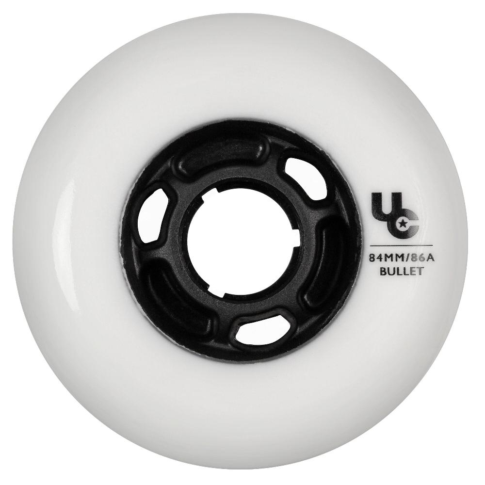 playlife Team 84/86A White 4-pack Undercover - Urban Inline Skate Wheels