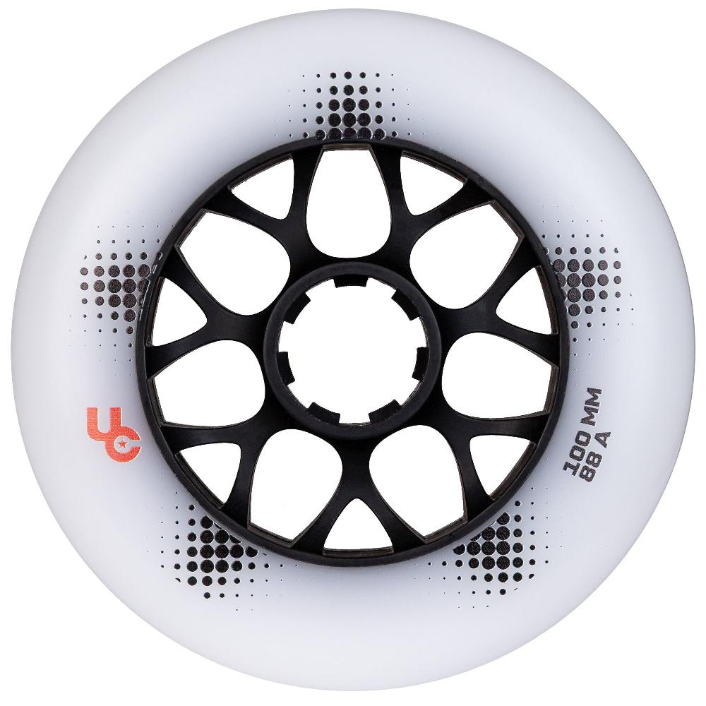 playlife Team PRO 100/88A White 4-pack Undercover - Urban Inline Skate Wheels