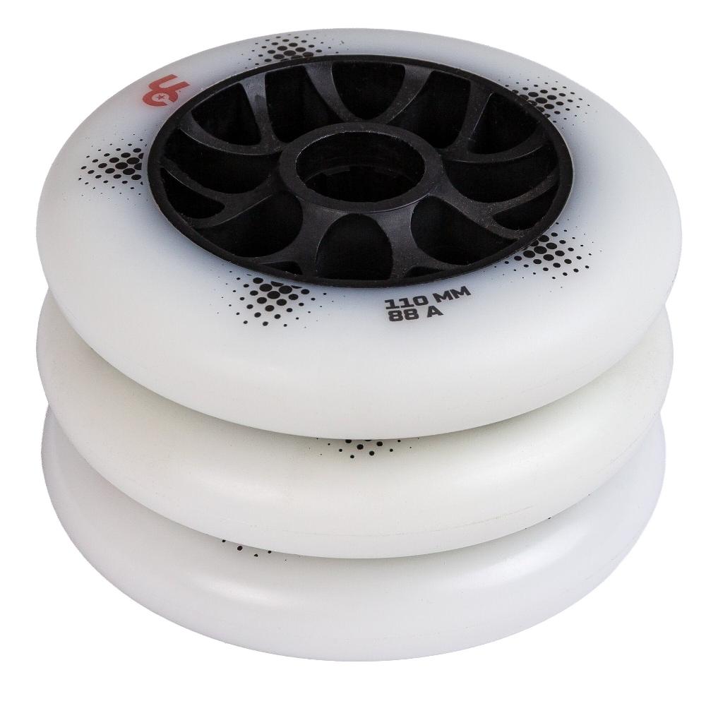 Playlife Team PRO 110/88A White 3-pack Undercover - Urban Inline Skate Wheels