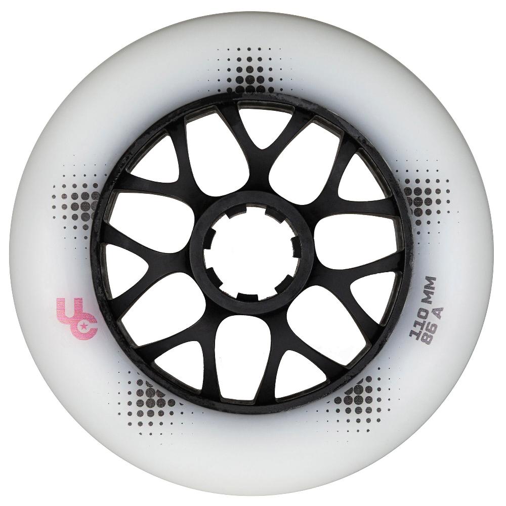 playlife Team PRO 110mm/86a White 3-Pack Undercover - Urban Inline Skate Wheels