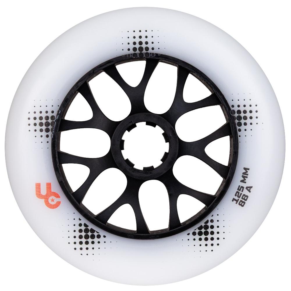 playlife Team PRO 125/88A White 3-pack Undercover - Urban Inline Skate Wheels
