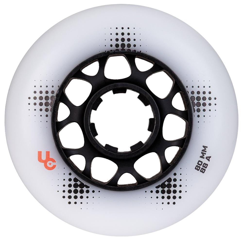 playlife Team PRO 80/88A White 4-pack Undercover - Urban Inline Skate Wheels