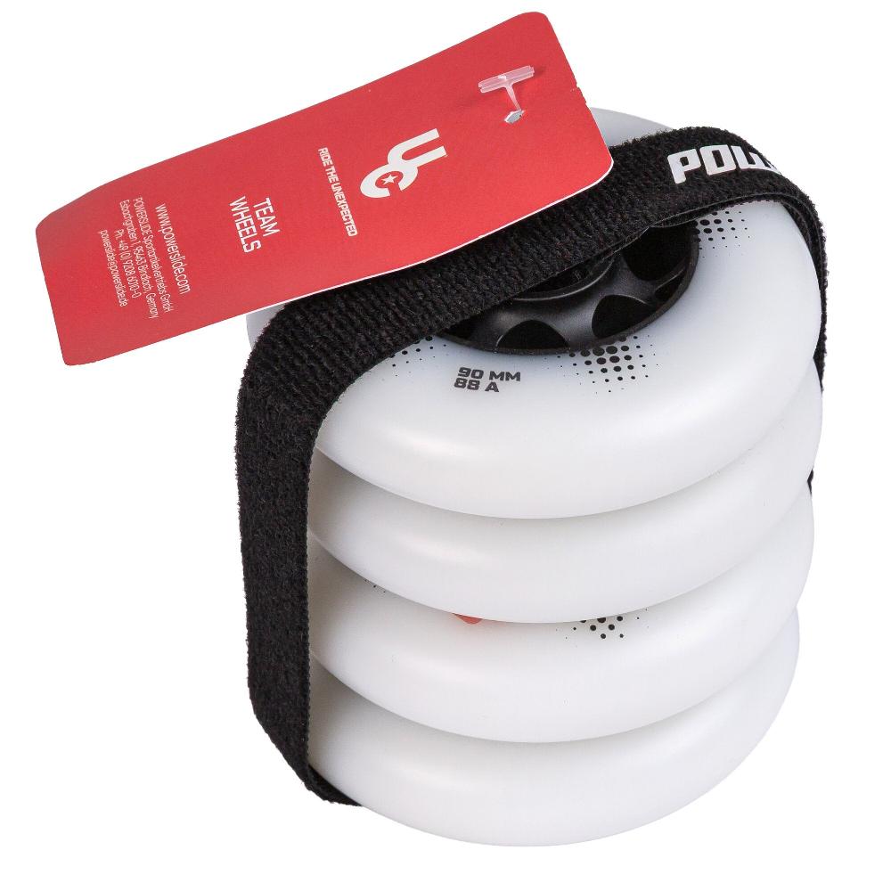 Playlife Team PRO 90/88A White 4-pack Undercover - Urban Inline Skate Wheels