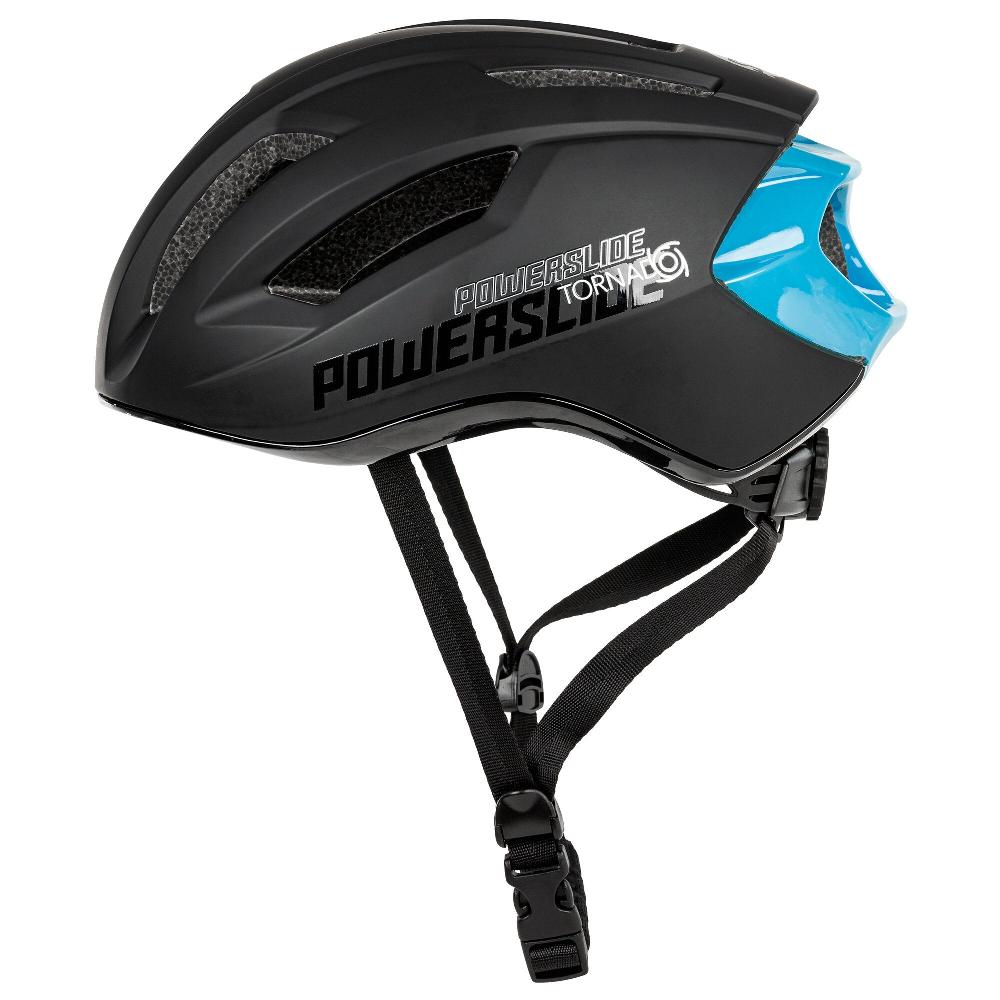 Playlife Tornado Black/Teal Powerslide - Inline Skating Helmets