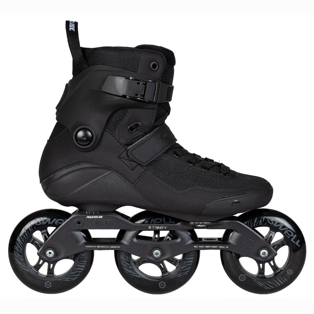 playlife Triple Black 110 Powerslide - Fitness Inline Skates