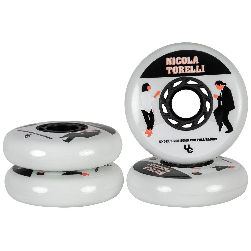 Playlife UC Movies Nicola Torelli 80mm/86a 4-Pack Undercover - Urban Inline Skate Wheels
