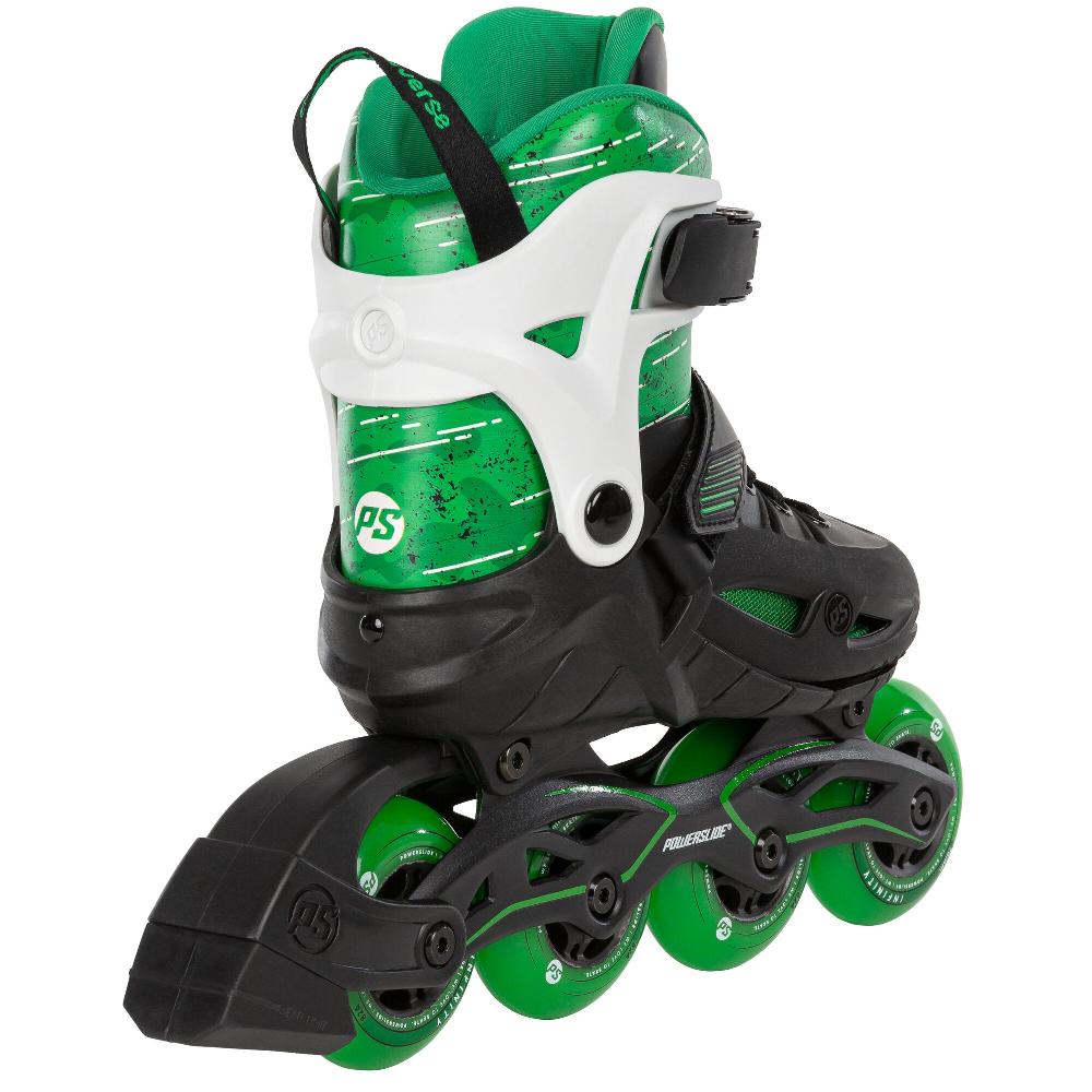Playlife Universe 4W Green Adj. Powerslide - Fitness Inline Skates
