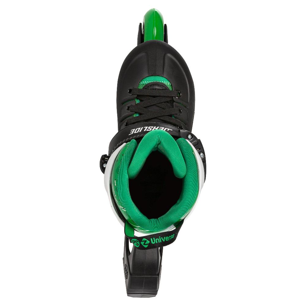 Playlife Universe 4W Green Adj. Powerslide - Fitness Inline Skates