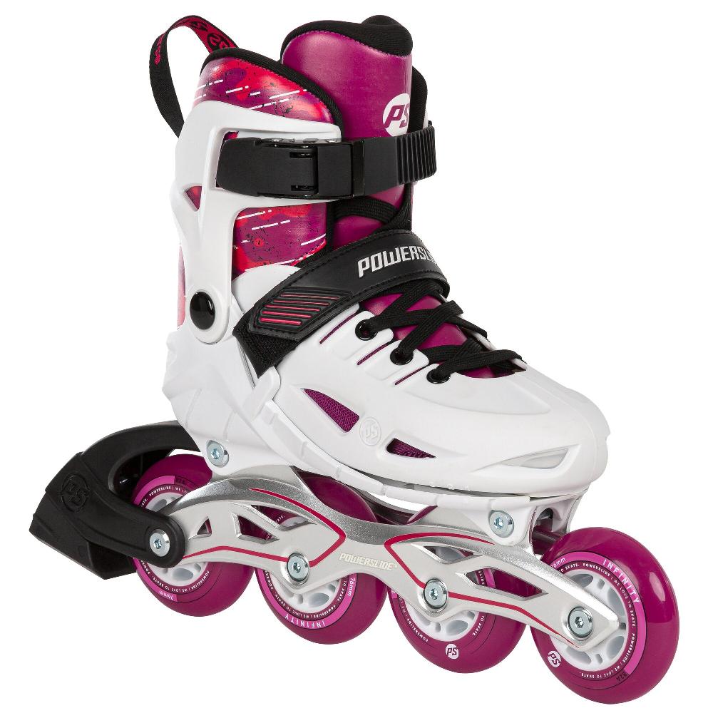 Playlife Universe 4W Pink Adj. Powerslide - Fitness Inline Skates