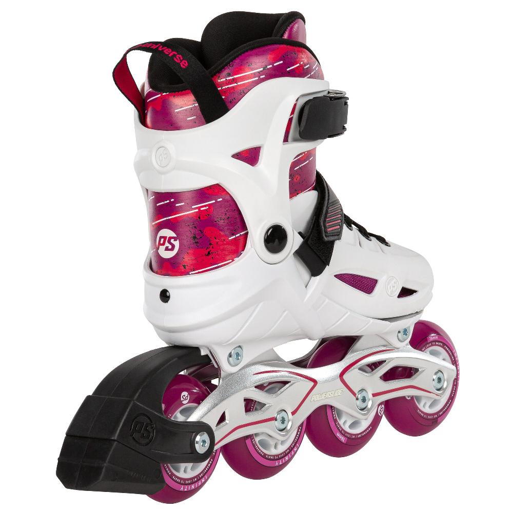 Playlife Universe 4W Pink Adj. Powerslide - Fitness Inline Skates