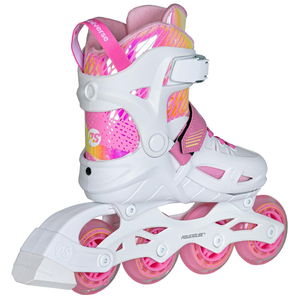 Playlife Universe 4W Pink II Adj. Powerslide - Fitness Inline Skates