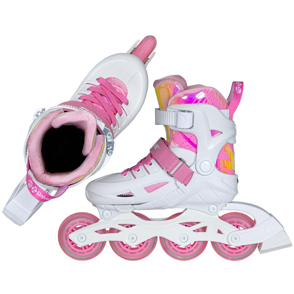 Playlife Universe 4W Pink II Adj. Powerslide - Fitness Inline Skates