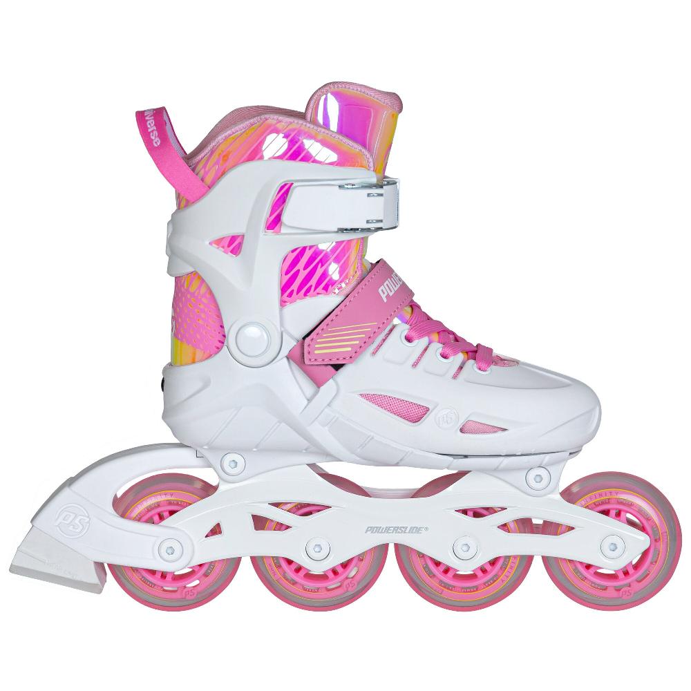 playlife Universe 4W Pink II adj. Powerslide - Fitness Inline Skates