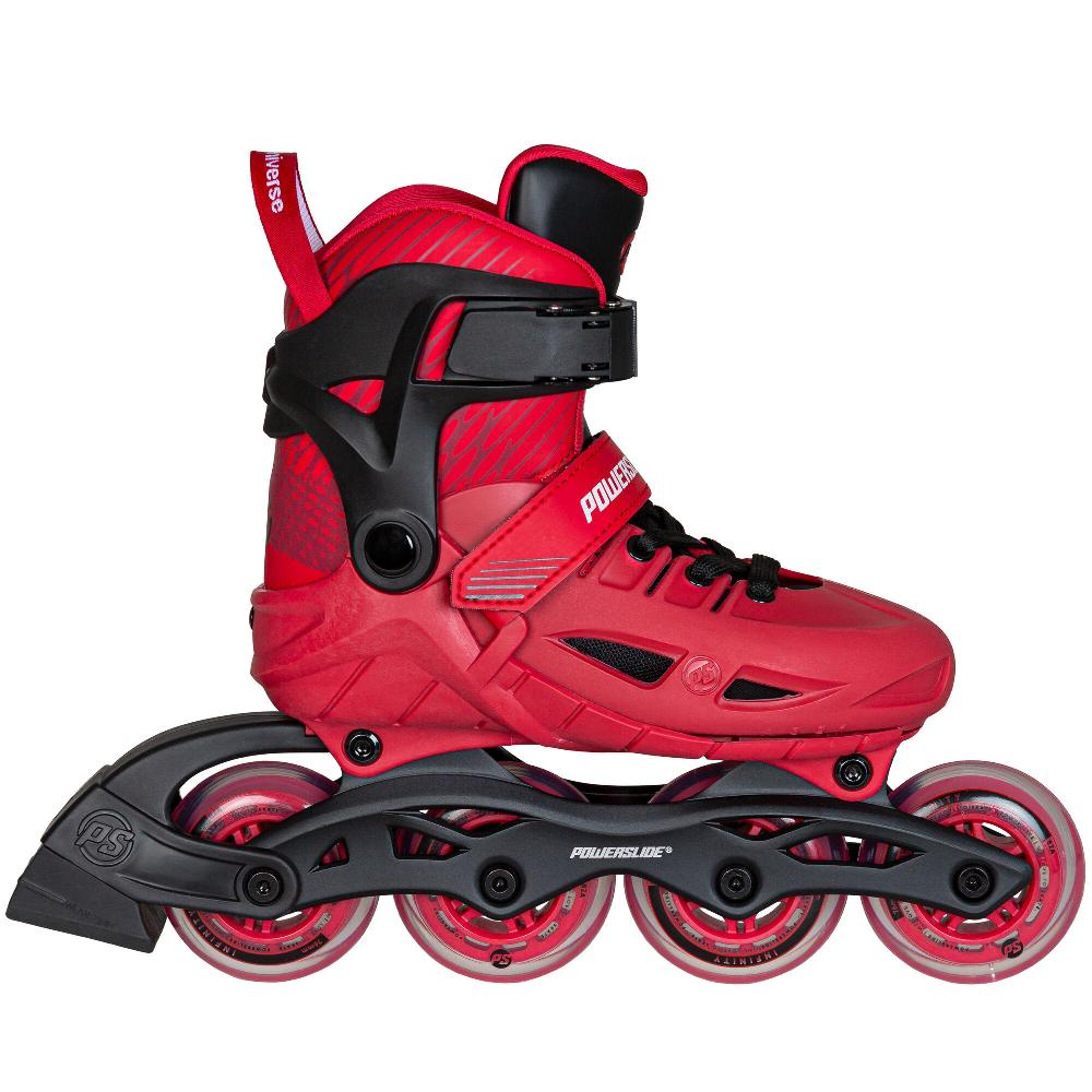 playlife Universe 4W Red adj. Powerslide - Fitness Inline Skates