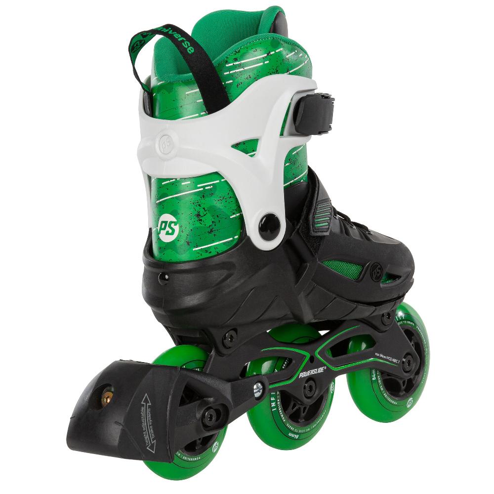 Playlife Universe Green Adj. Powerslide - Fitness Inline Skates
