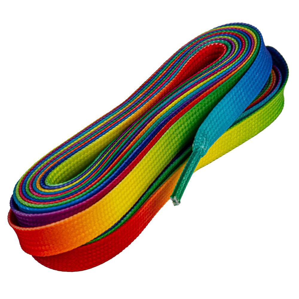 playlife Waxed Laces Pro Multicolor Neon MYFIT - Inline Skating Accessories