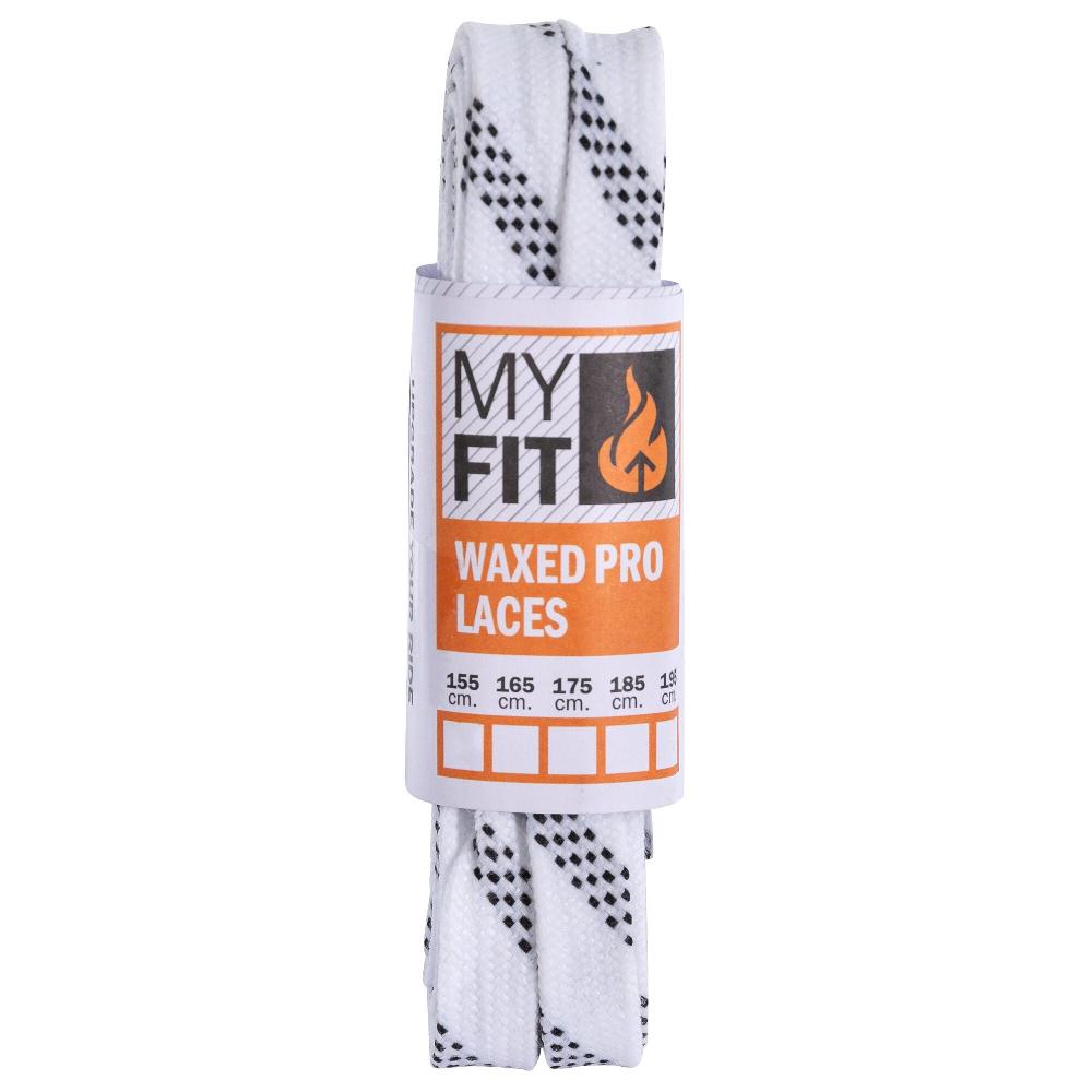 Playlife Waxed Laces Pro White MYFIT - Inline Skating Accessories