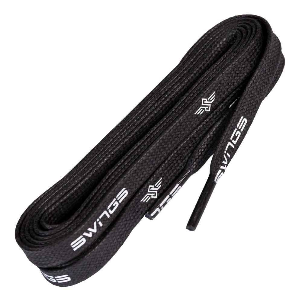 playlife Waxed Superlaces Black Swings - Inline Skating Accessories