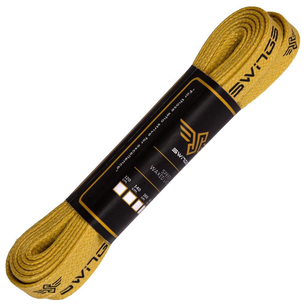 Playlife Waxed Superlaces Gold Swings - Inline Skating Accessories