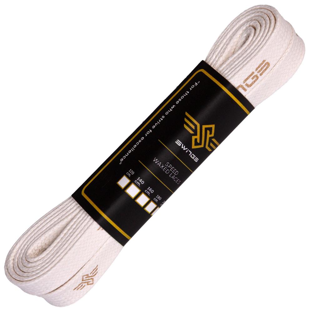 Playlife Waxed Superlaces White Swings - Inline Skating Accessories