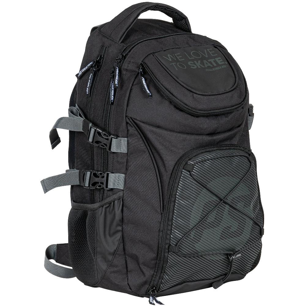Playlife WeLoveToSkate Backpack Black Powerslide - Inline Skating Bags