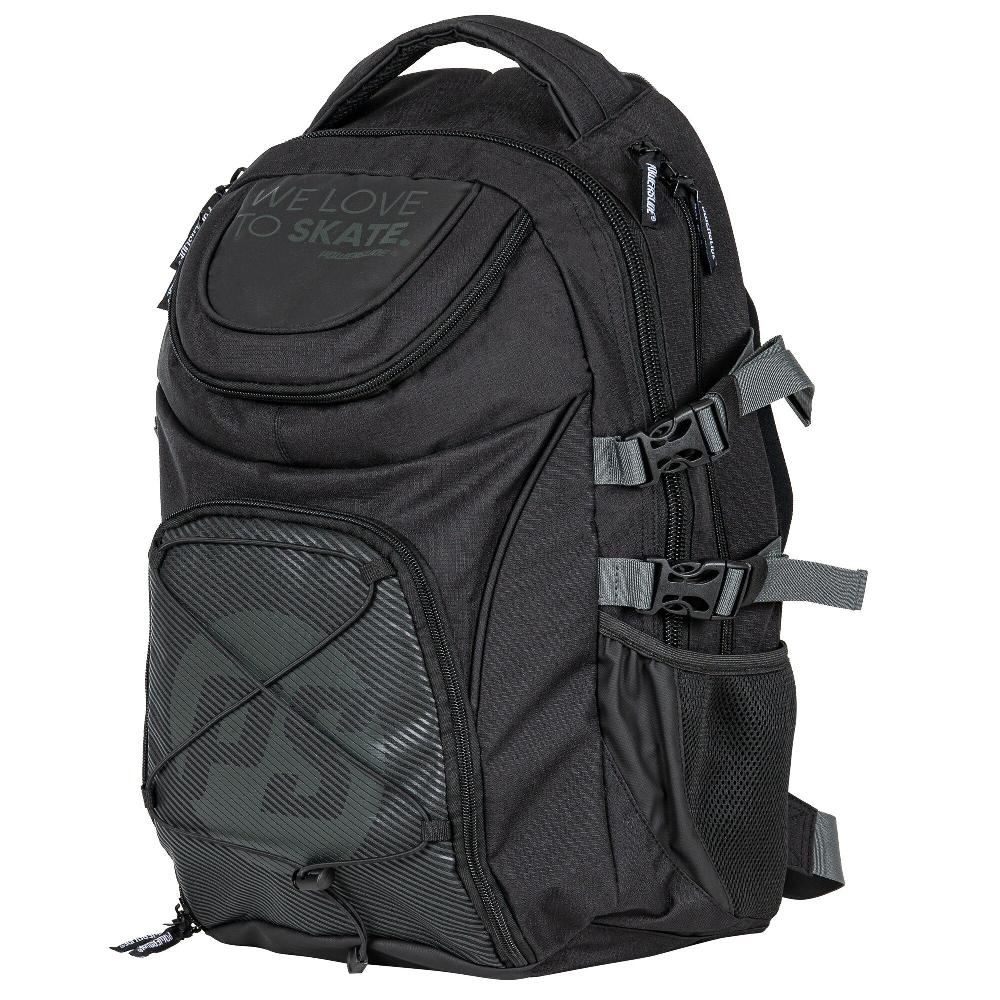 Playlife WeLoveToSkate Backpack Black Powerslide - Inline Skating Bags