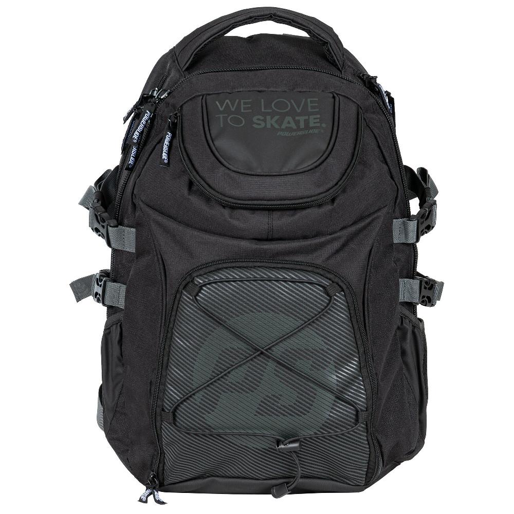 playlife WeLoveToSkate Backpack Black Powerslide - Inline Skating Bags